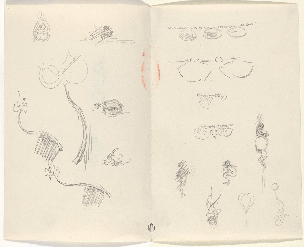 Takı Tasarımları Çalışmaları [verso] by Beatrice Godwin Whistler