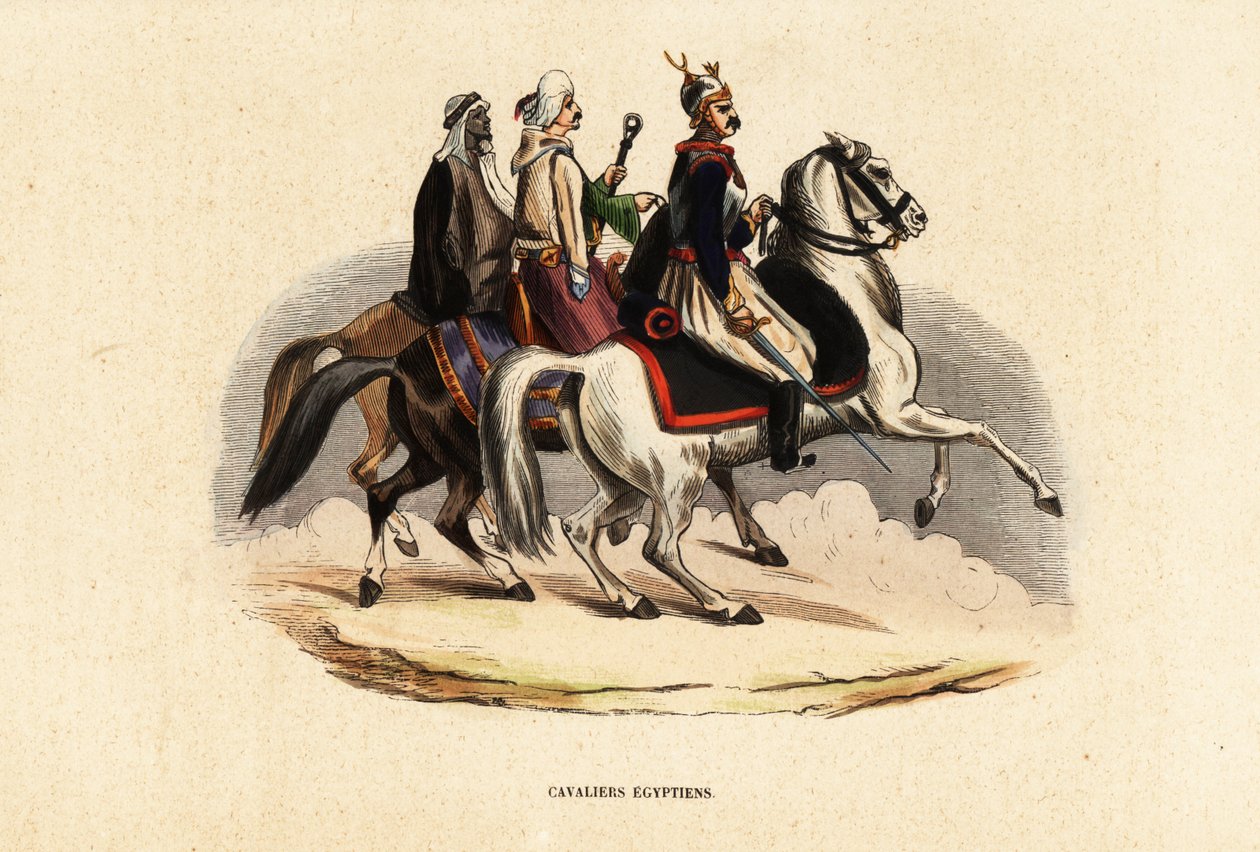 Mısır süvari by Belgian School