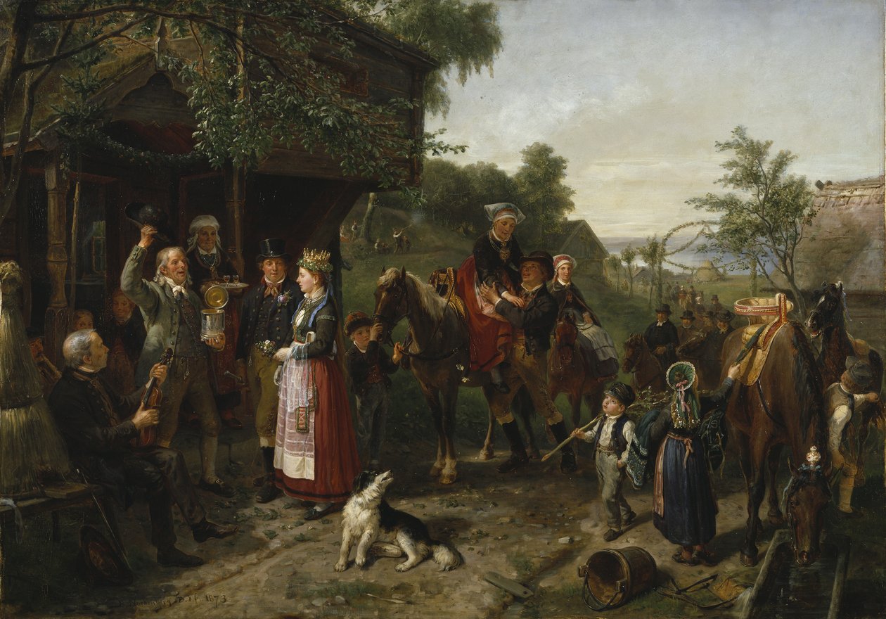 Bir Varend Düğünü, 1873 by Bengt Nordenberg