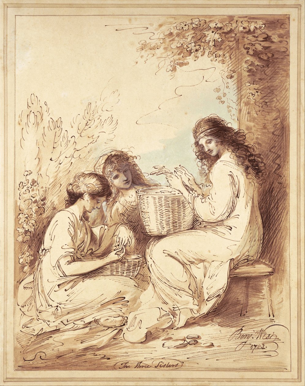 Üç Kızkardeş by Benjamin West