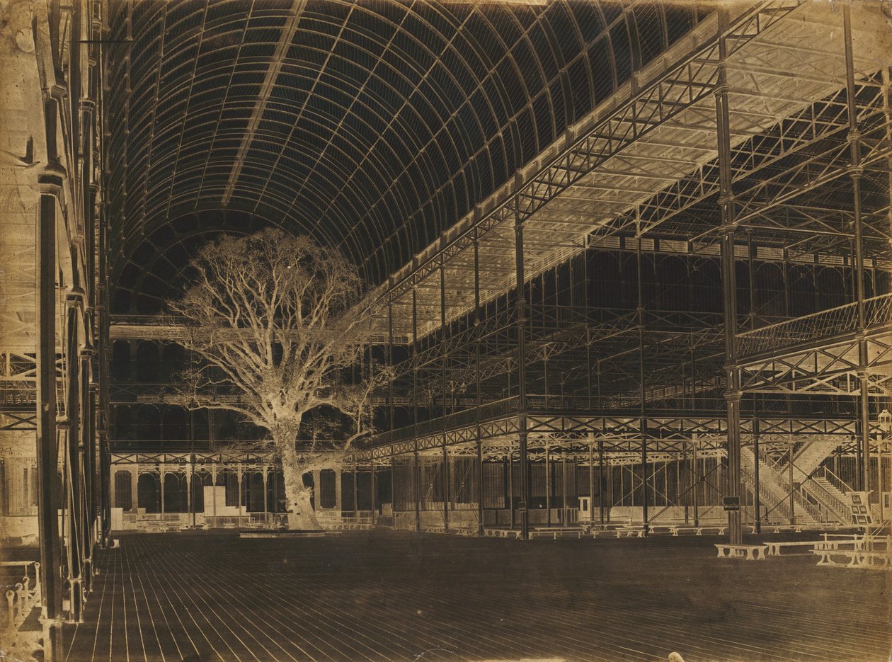 Kristal Saray, Hyde Park, Transept, 1852. by Benjamin Brecknell Turner