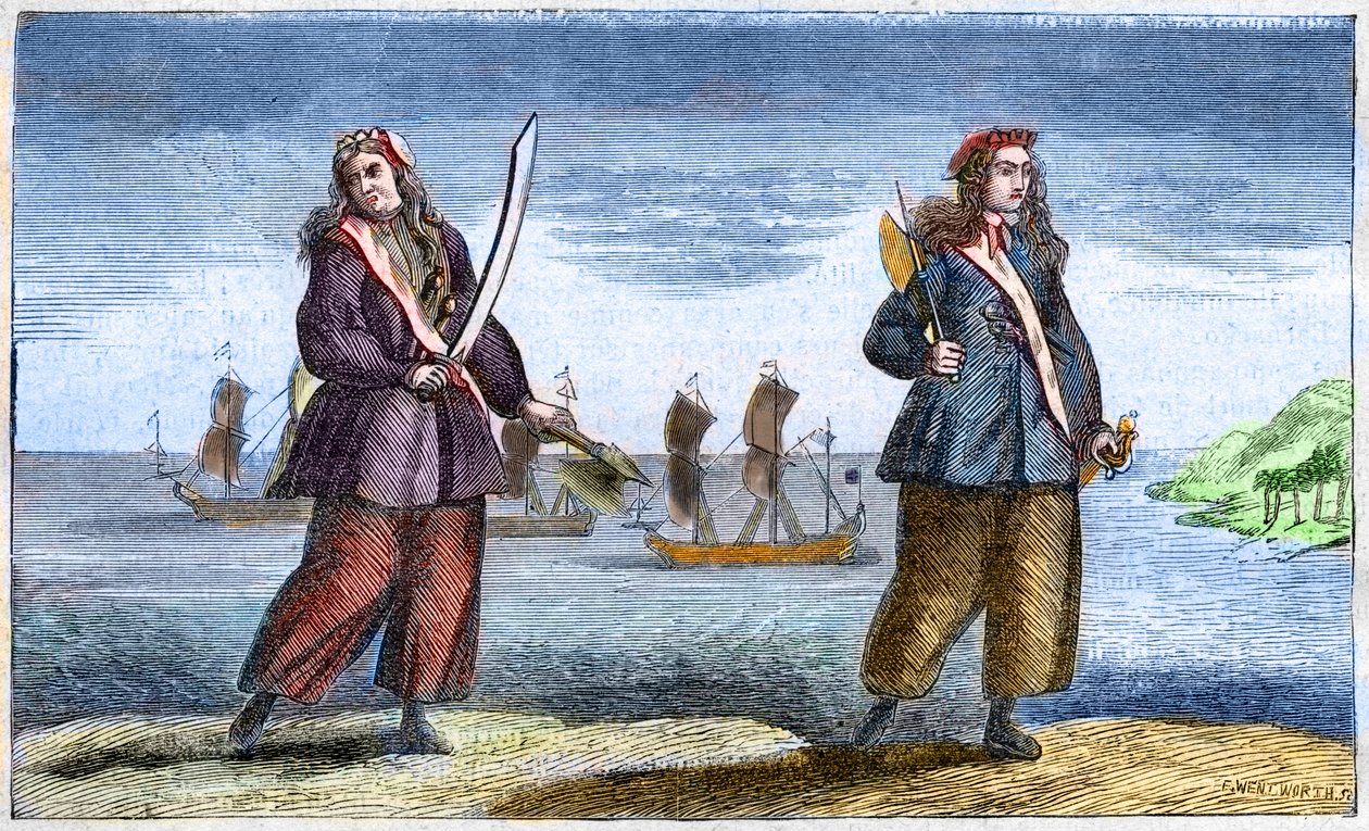 Anne Bonny ve Mary Oku by Benjamin Cole