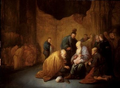Sünnet (panelde yağ) by Benjamin Gerritsz. Cuyp