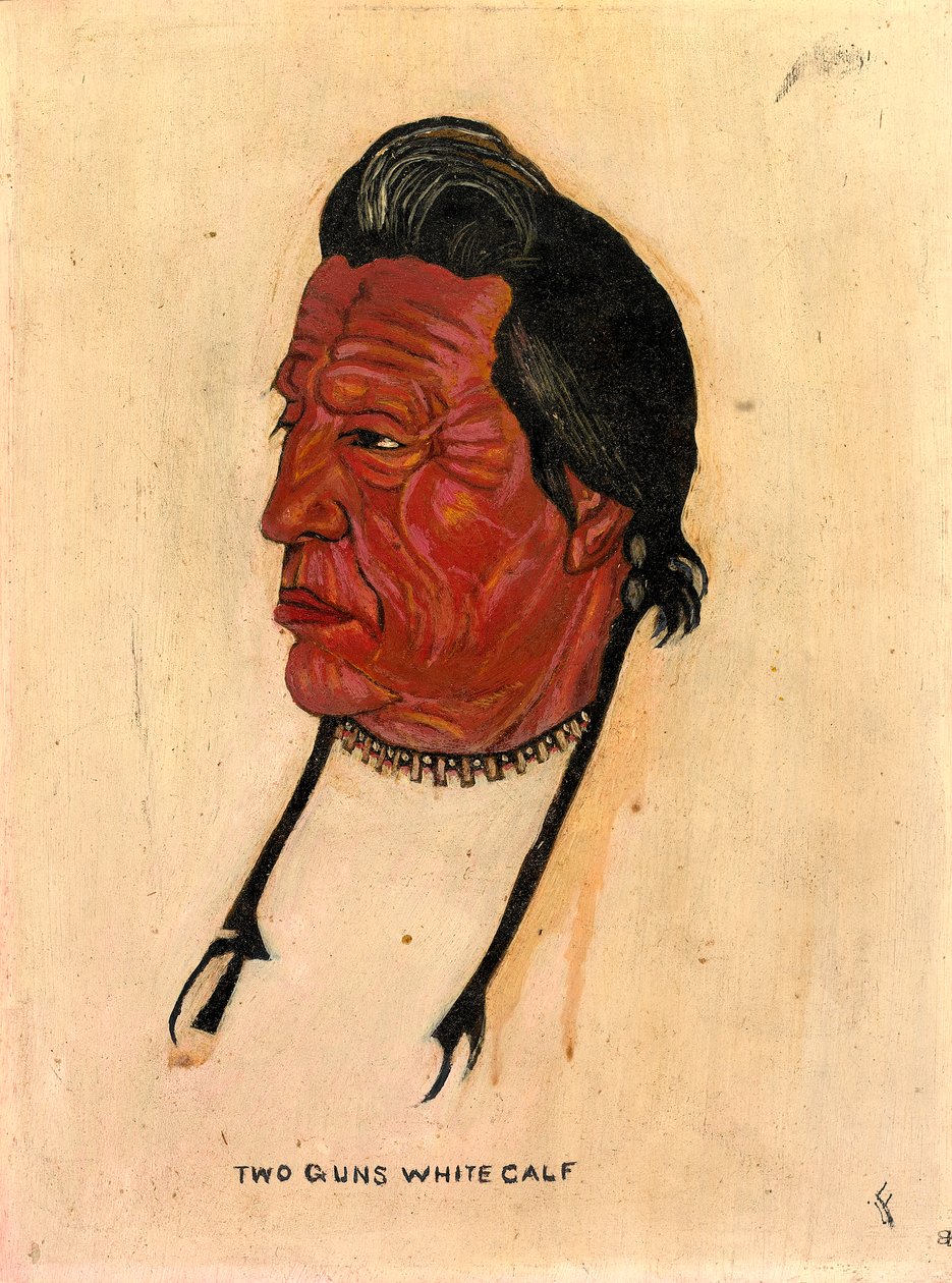 İki Silah Beyaz Buzağı, n.d. by Benjamin H. Frayser
