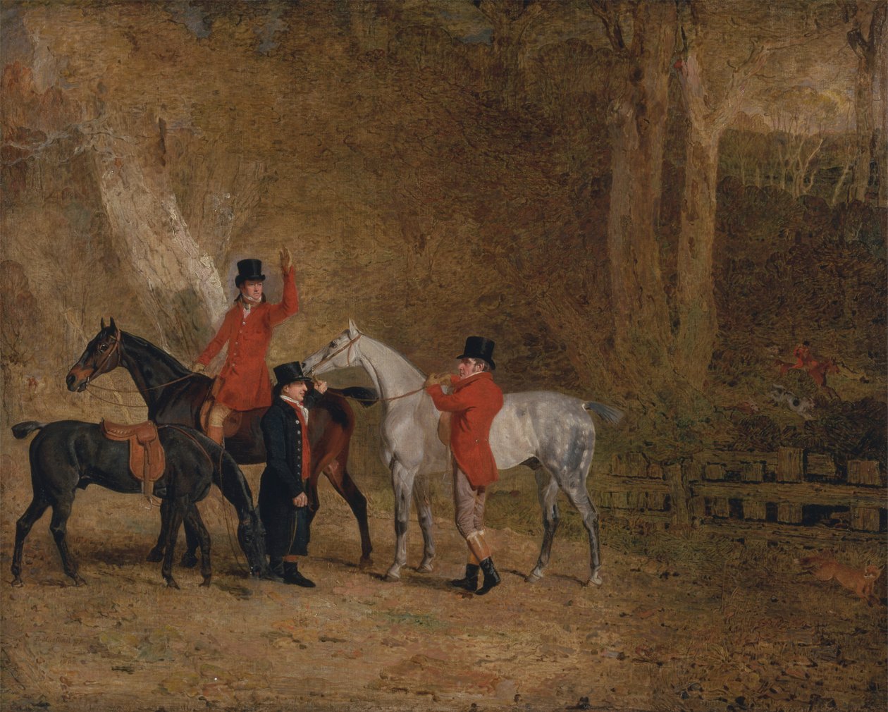 Tilki Avı Sahnesi by Benjamin Marshall