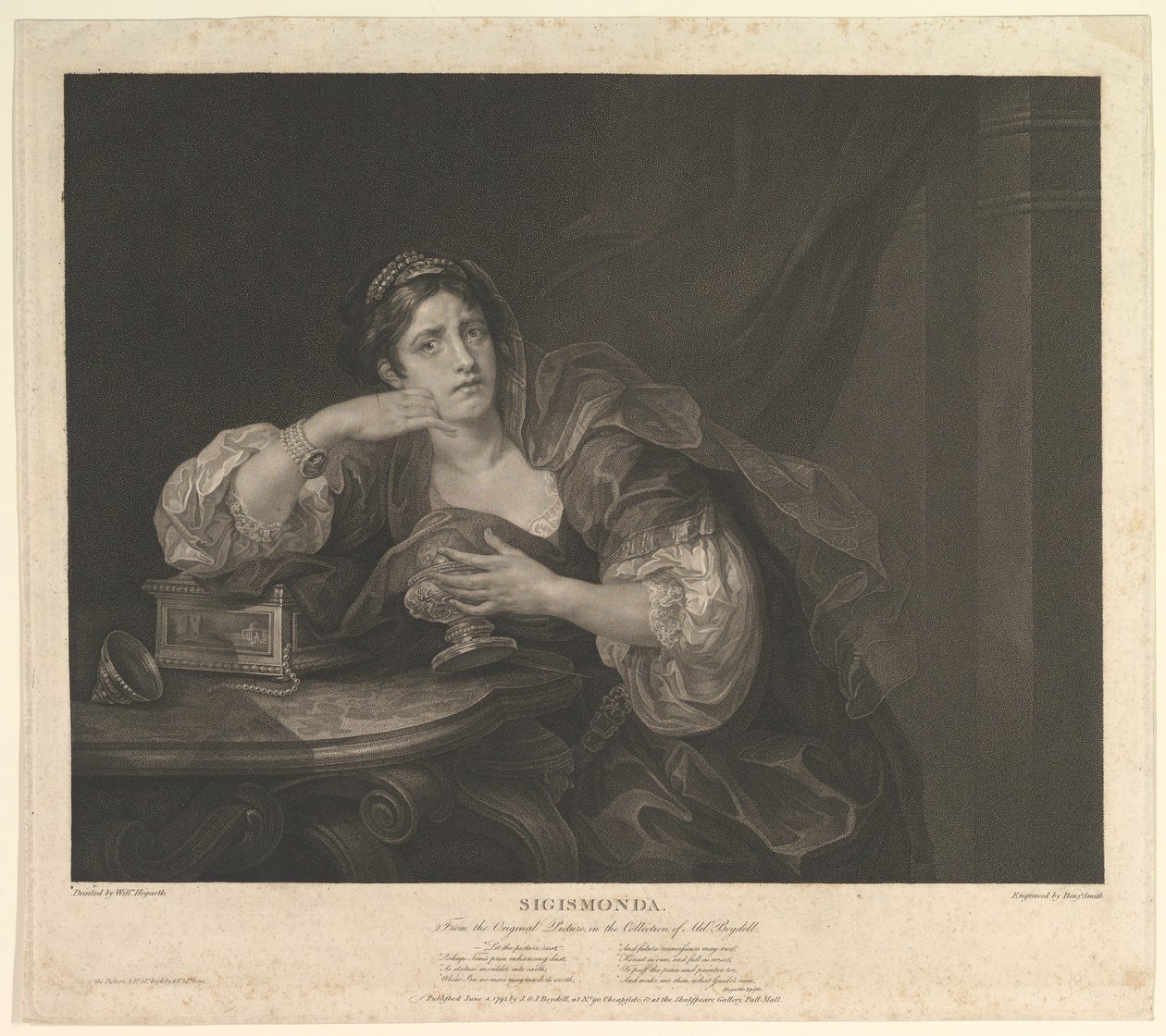 Sigismonda Sigismunda, 4 Haziran 1795. by Benjamin Smith