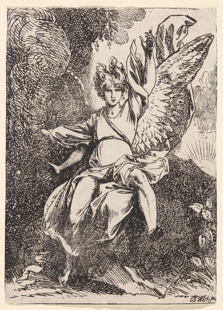 Diriliş Meleği by Benjamin West