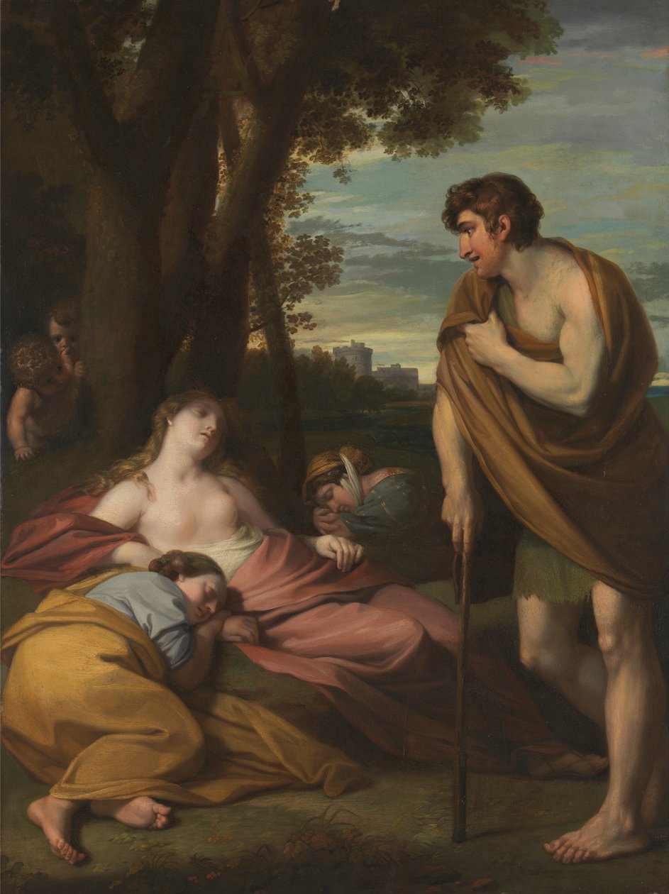 Cymon ve Iphigenia by Benjamin West