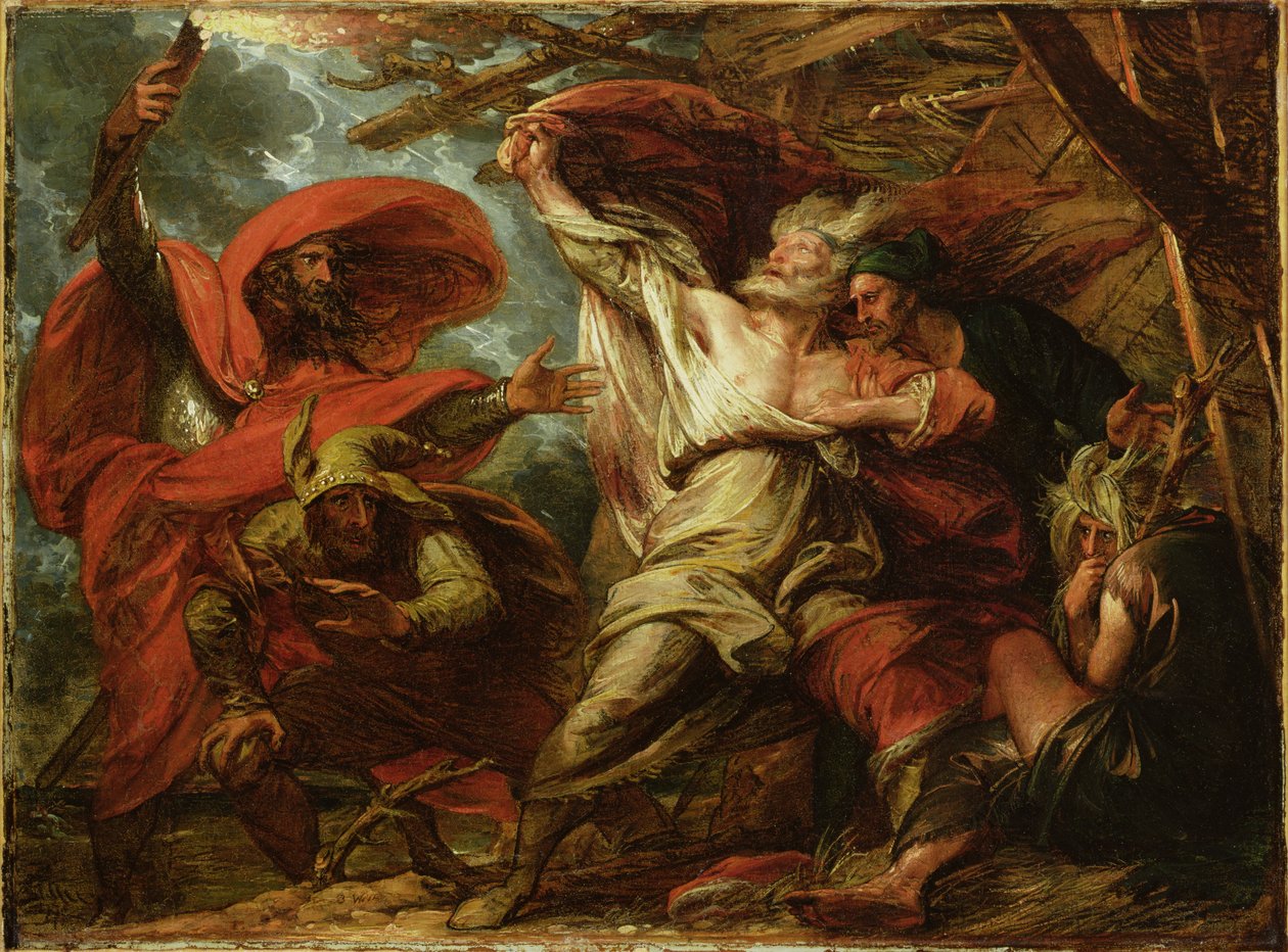Kral Lear, c.1788 by Benjamin West