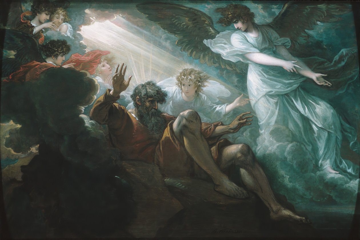 Musa Vaat Edilen Toprakları Gösterdi, 1801. by Benjamin West