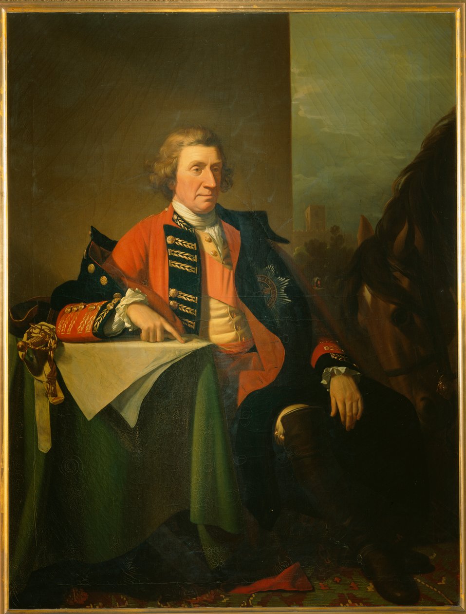 Sir John Griffin (tuval üzerine yağlıboya) by Benjamin West