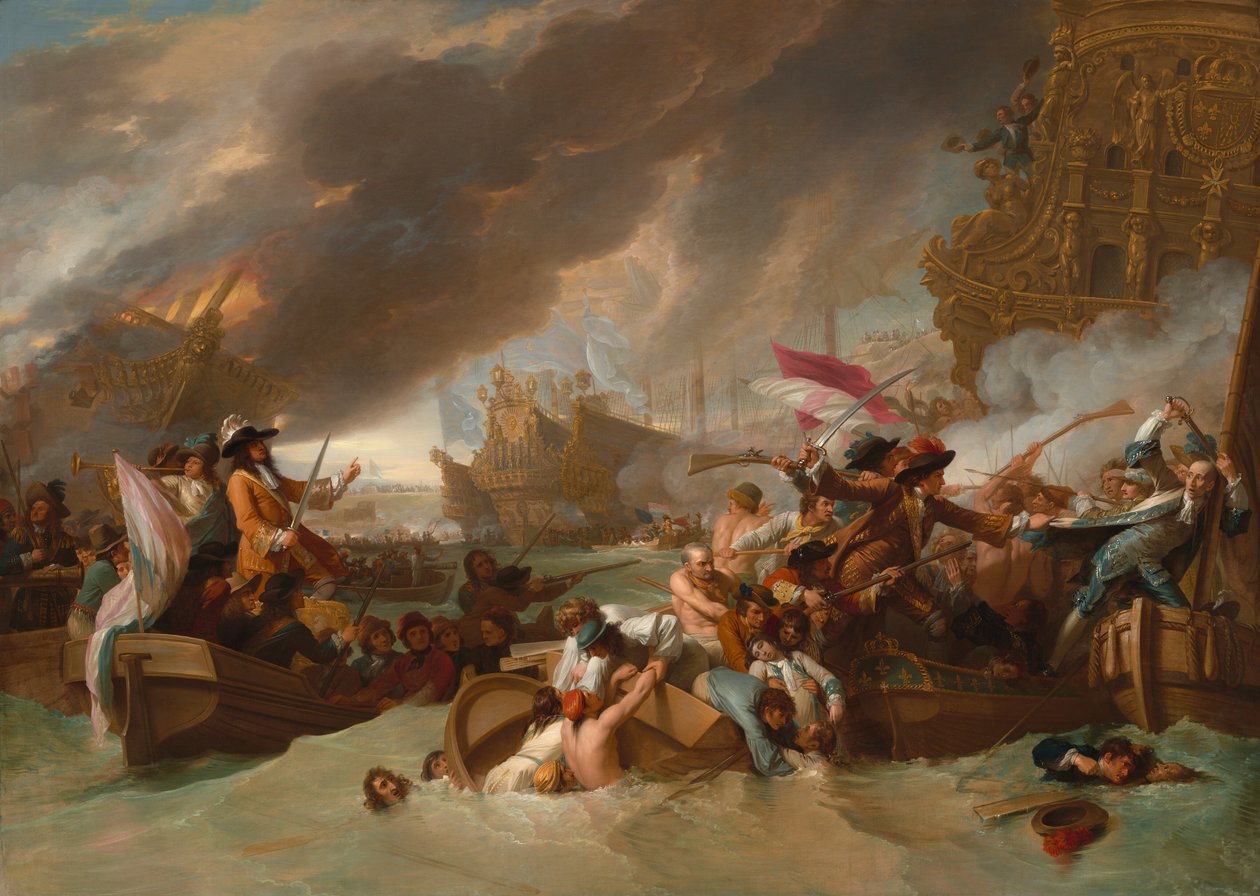 La Hogue Savaşı, 1778. by Benjamin West