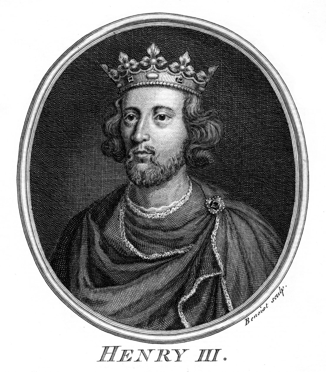 Henry III, İngiltere Kralı. by Benoist