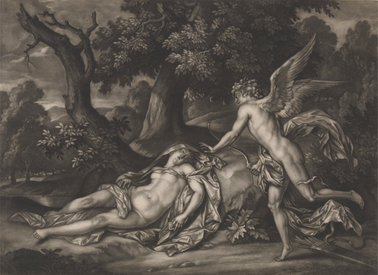 Cupid ve Psyche by Bernard Lens