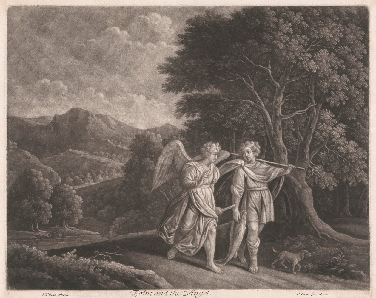 Tobit ve Melek by Bernard Lens