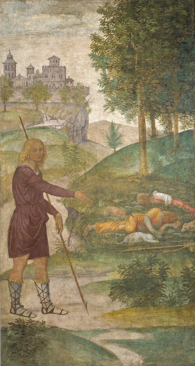 Cephalus ve Periler, c. 15201522. by Bernardino Luini