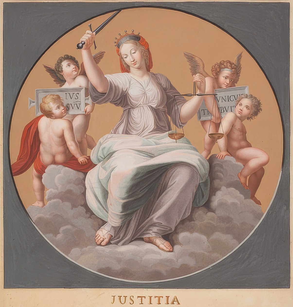 Justiz (Stanze della Segnatura) by Bernardino Nocchi