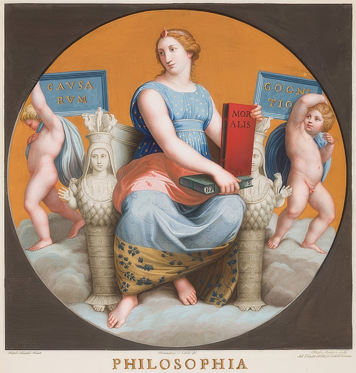 Felsefe (Stanze della Segnatura) by Bernardino Nocchi