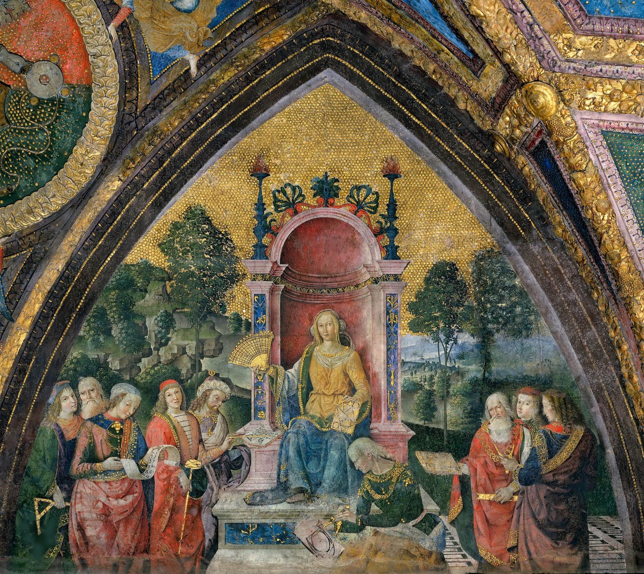 Geometri, 1492-1494. by Bernardino Pinturicchio