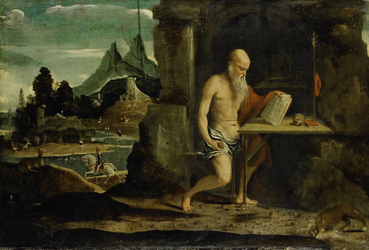 Aziz Jerome by Bernardino da Brescia (attributed to)