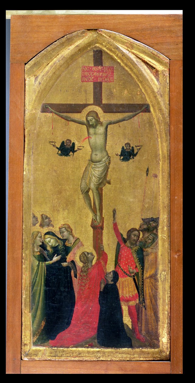Çarmıha germe (panelde tempera) by Bernardo Daddi