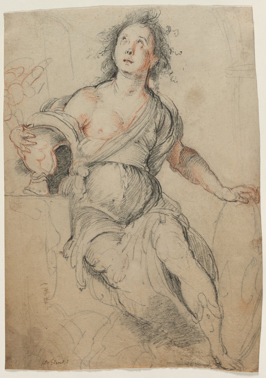 alegorik figür by Bernardo Strozzi