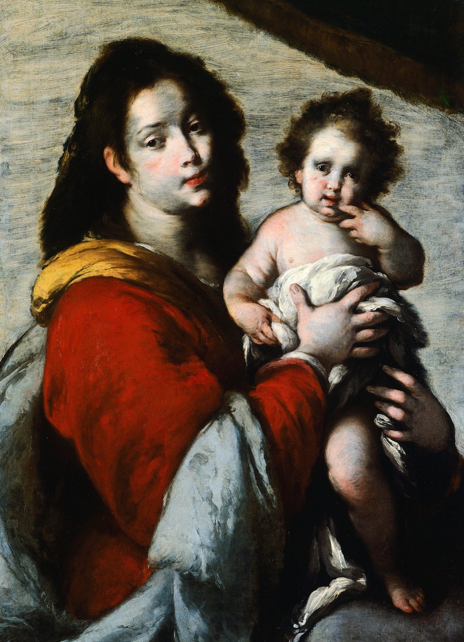 madonna ve çocuk by Bernardo Strozzi