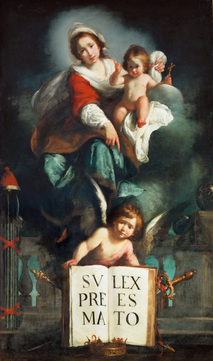 Adalet Madonnası by Bernardo Strozzi