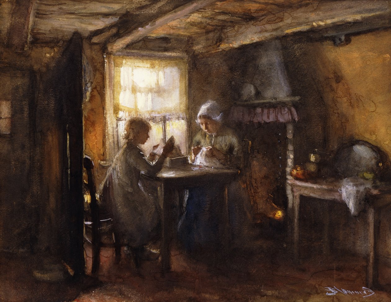 Sakin Bir Öğleden Sonra, by Bernardus Johannes Blommers or Bloomers