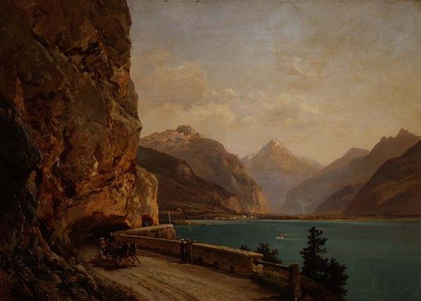 Bir İtalyan Gölü by Bernhard Muhlig