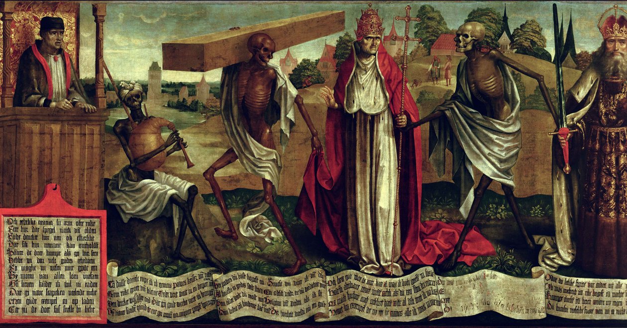 Ölüm Dansı, c.1499 (detay) by Bernt Notke