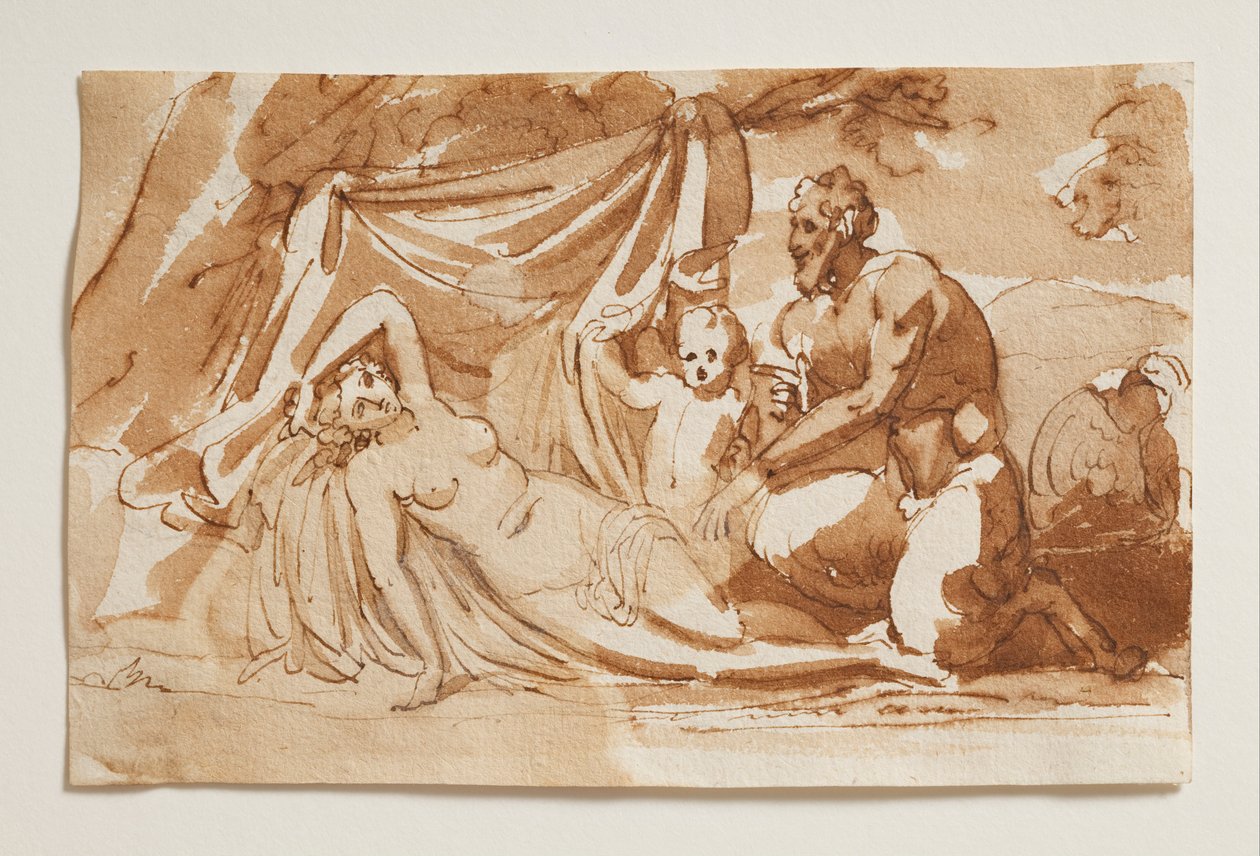 Jüpiter Satyr ve Antiope olarak by Bertel Thorvaldsen
