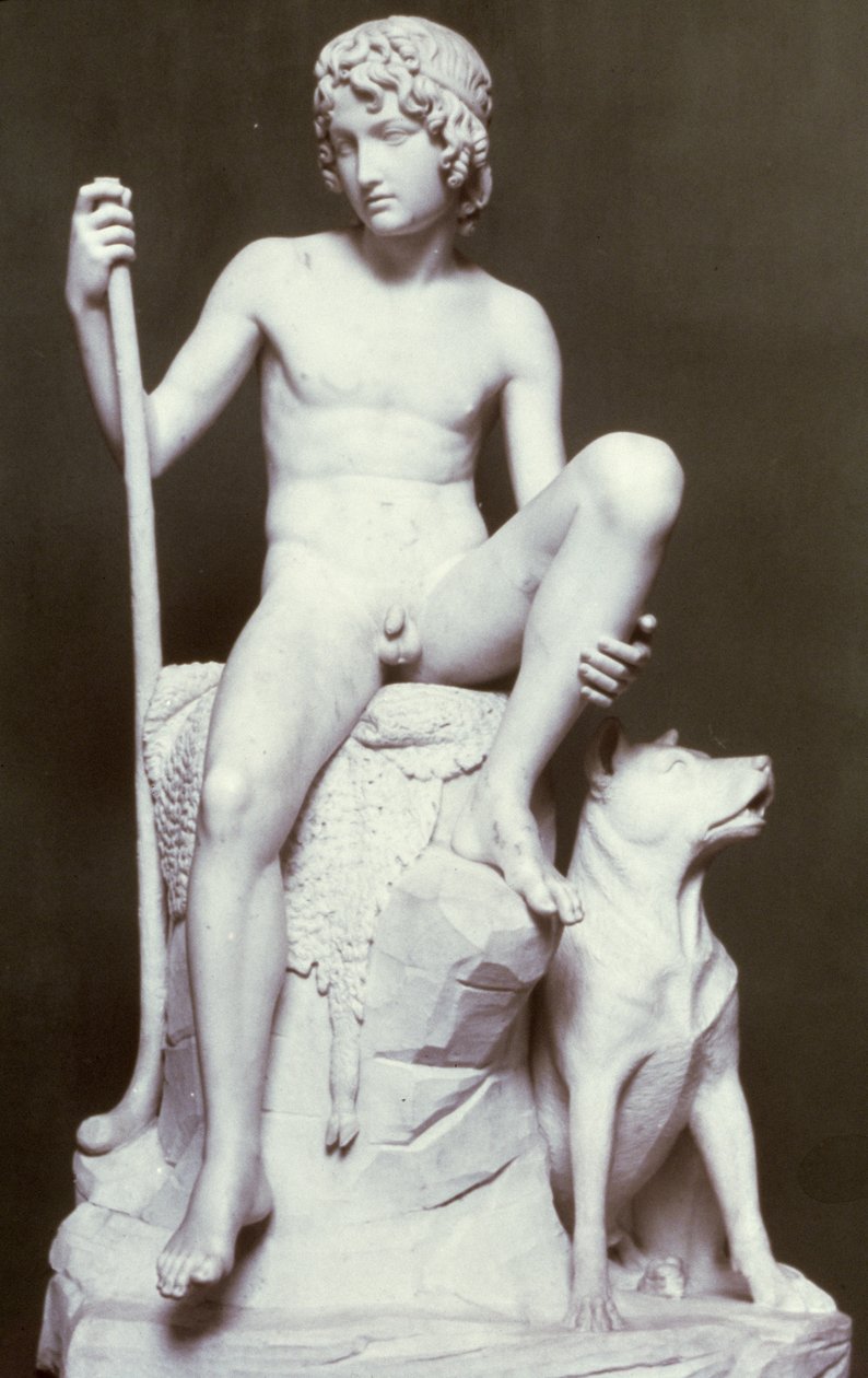 Çoban Çocuk, 1817 (mermer) by Bertel Thorvaldsen
