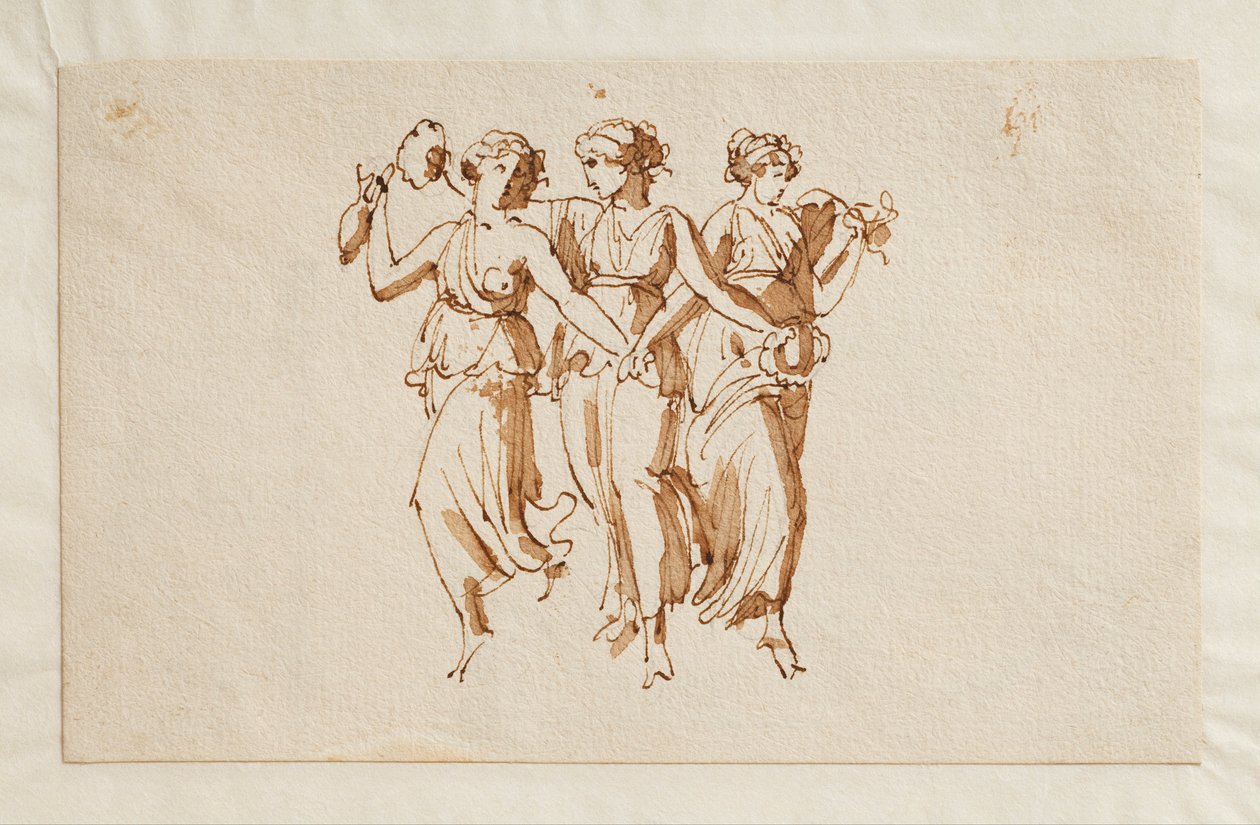 Üç Dans Bacchantes by Bertel Thorvaldsen