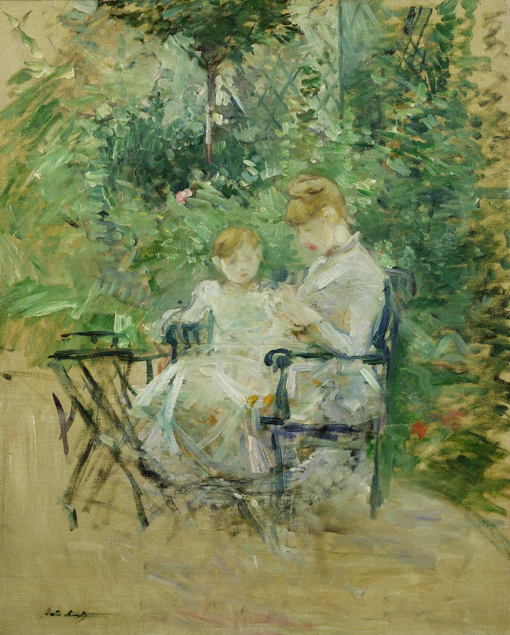 Bahçede, c.1885 by Berthe Morisot