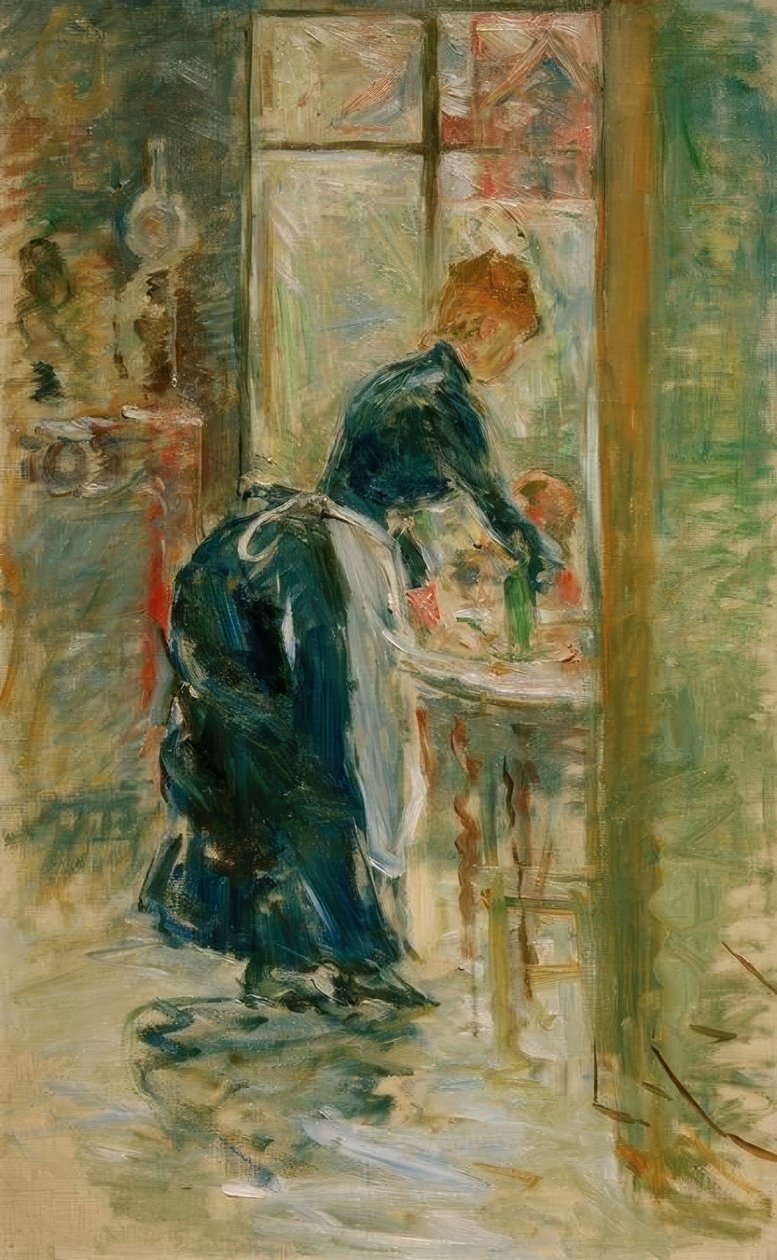 küçük hizmetçi by Berthe Morisot