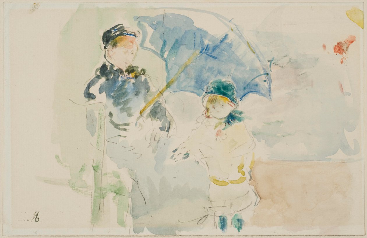 Güzel plaj by Berthe Morisot