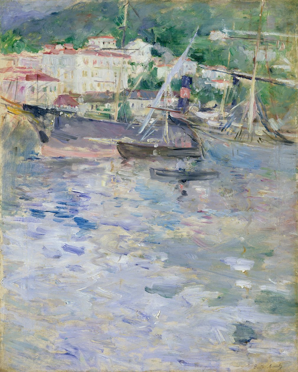 The Port, Nice, 1882  by Berthe Morisot