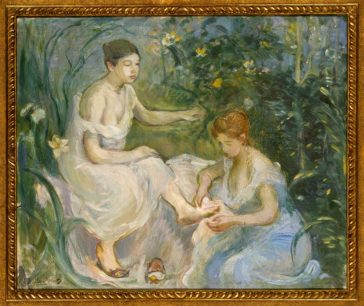 B. Morisot, Banyo / Resim, 1894 by Berthe Morisot