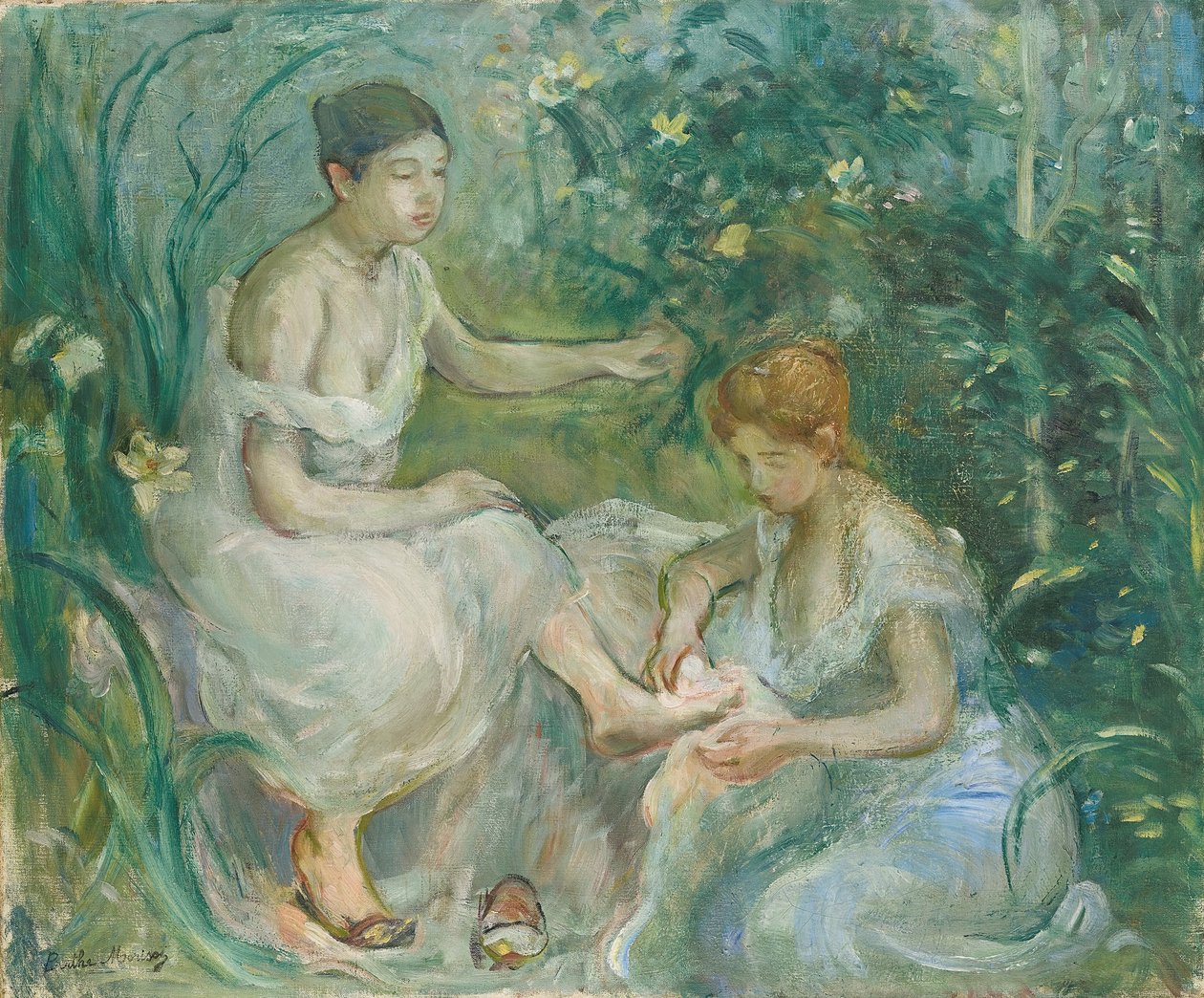 banyo; Ben, 1894 by Berthe Morisot