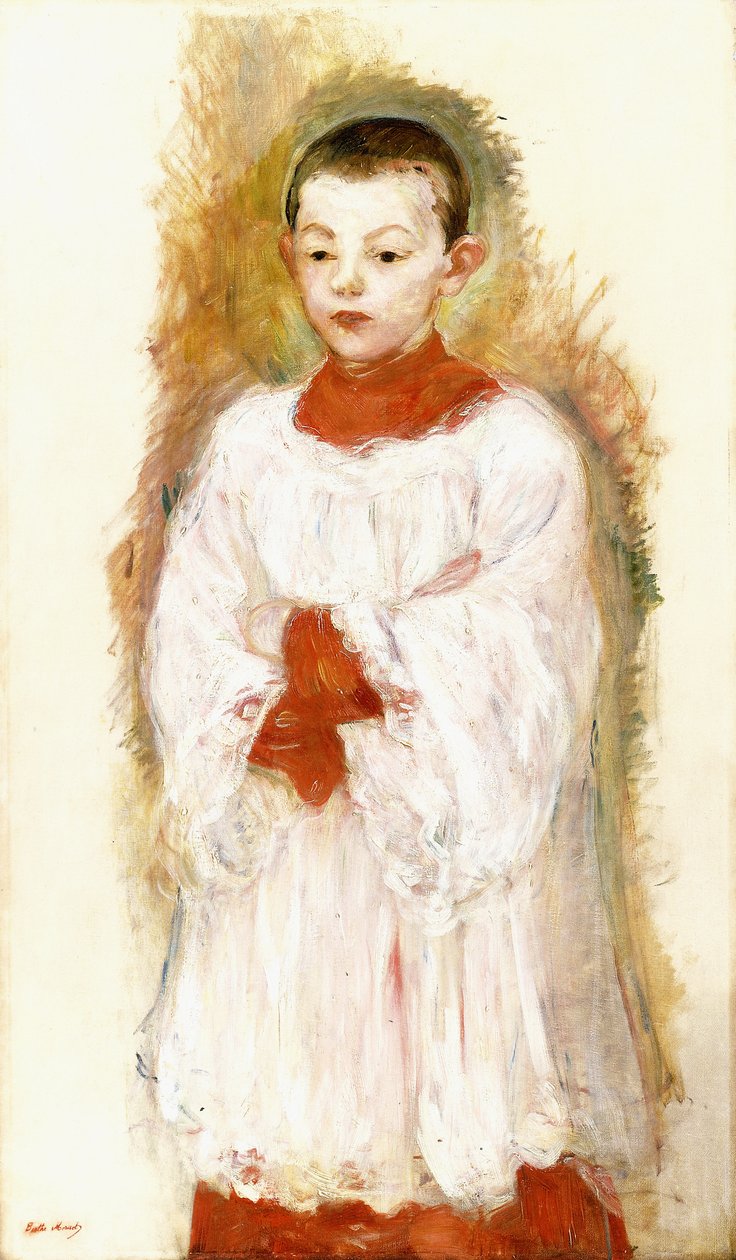 koro çocuğu, 1894 by Berthe Morisot