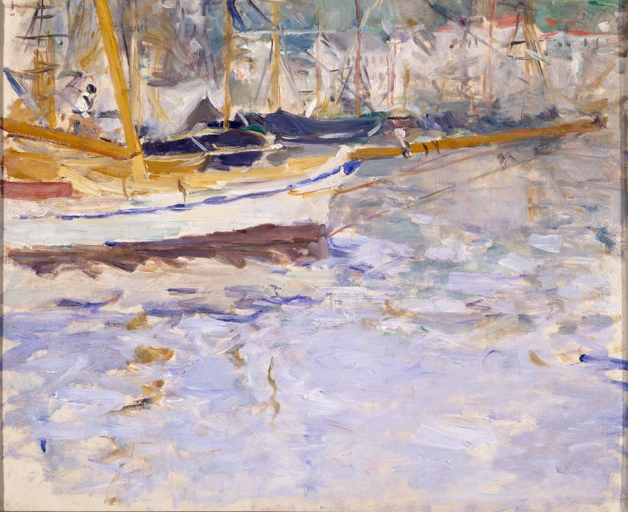 Nice limanı by Berthe Morisot
