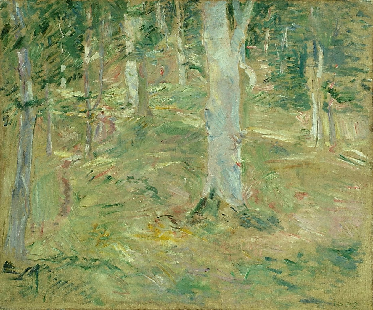 Compiègne Ormanı, 1885. by Berthe Morisot