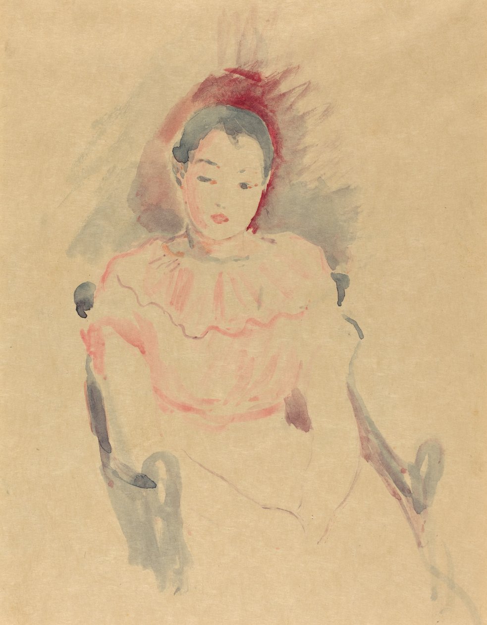 Oturan Kız by Berthe Morisot