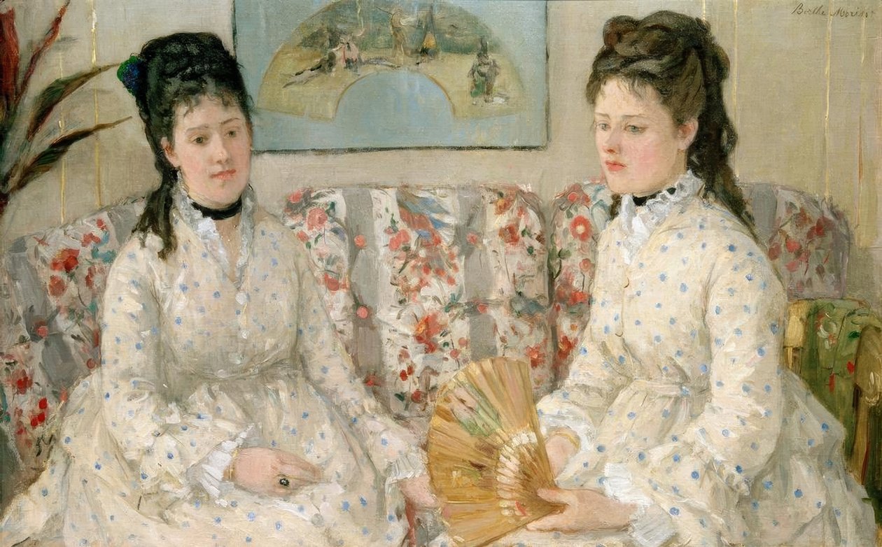 kız kardeşler by Berthe Morisot