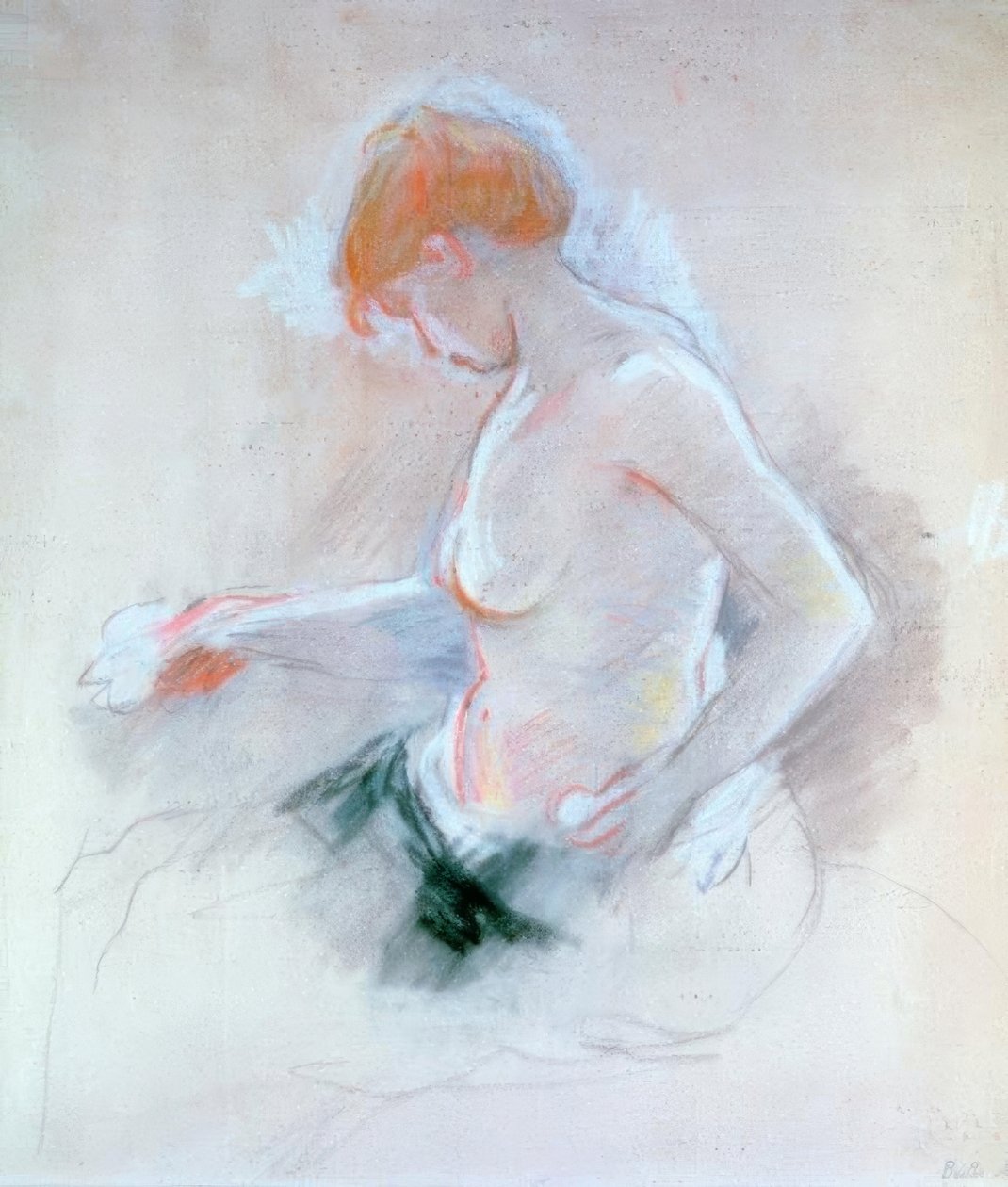 Çıplak by Berthe Morisot