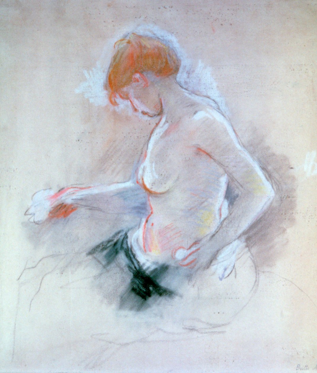 çıplak, c1861-1895 by Berthe Morisot