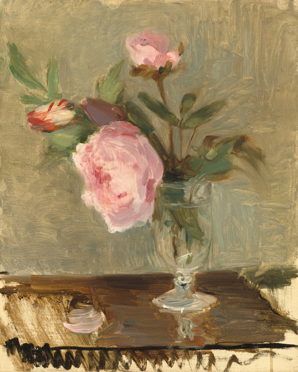 Şakayık, c. 1869. by Berthe Morisot