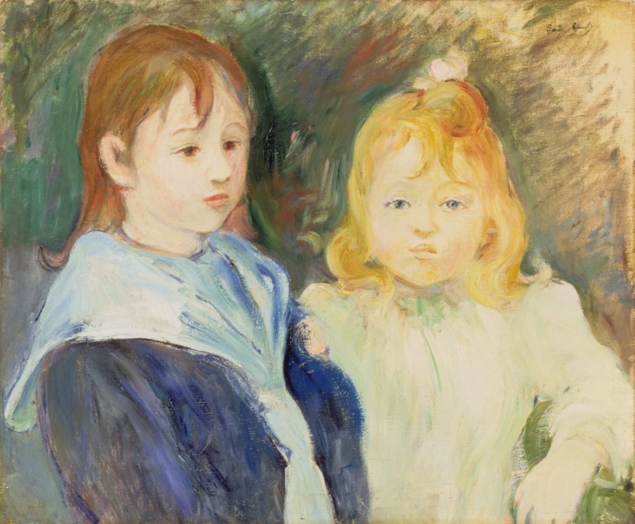 İki Çocuğun Portresi, 1893 by Berthe Morisot