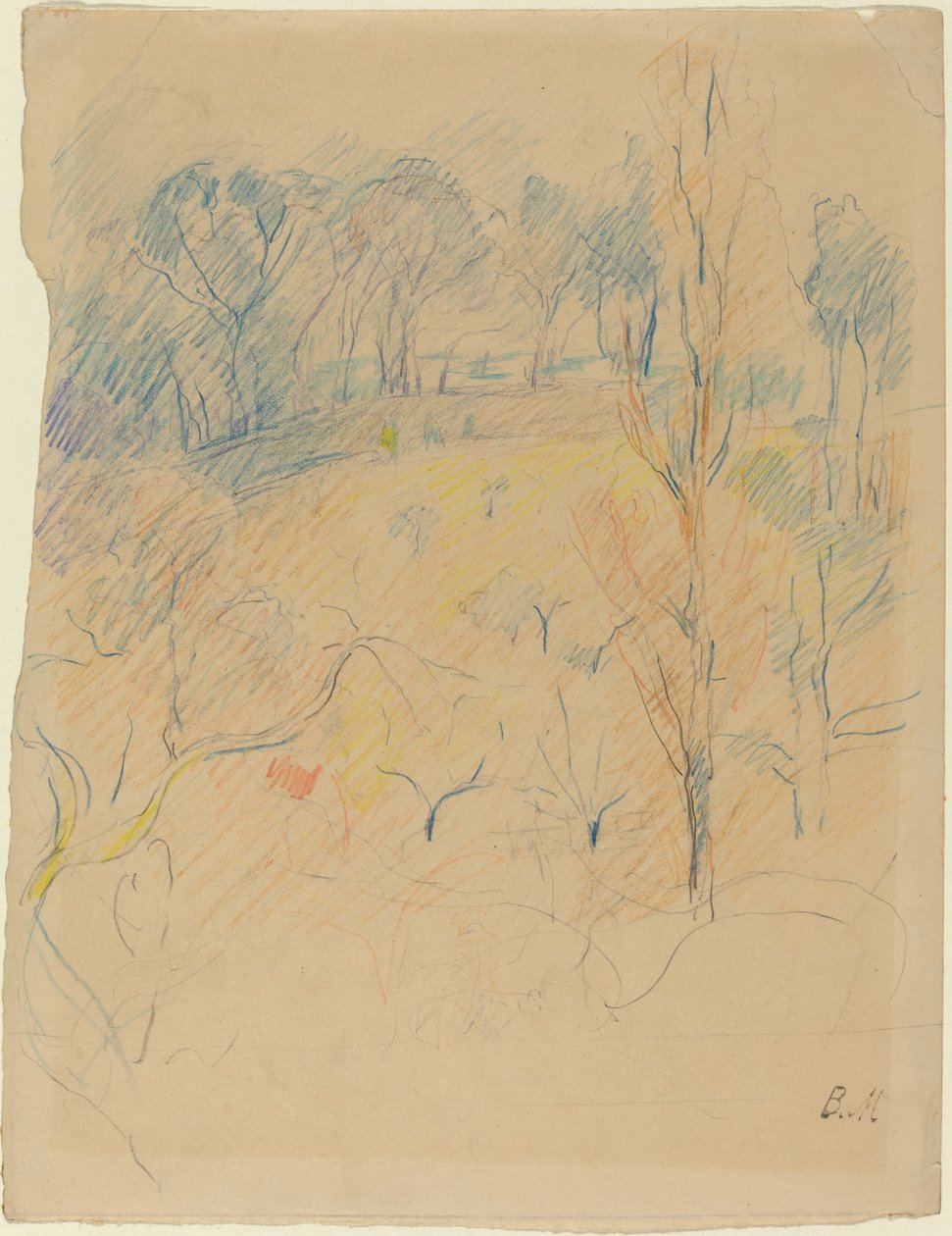 Bahar Manzarası, c. 18901891. by Berthe Morisot